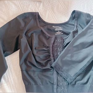 Isavela Waist Length Vest with Long Sleeves